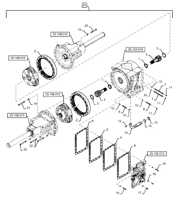 226494A2 - Прокладка толщ. 0,13мм крышки дифф. моста TJT9./St.